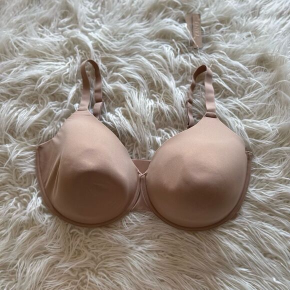 Skims Fits Everybody T-Shirt Bra Clay Size 42H - Picture 1 of 8